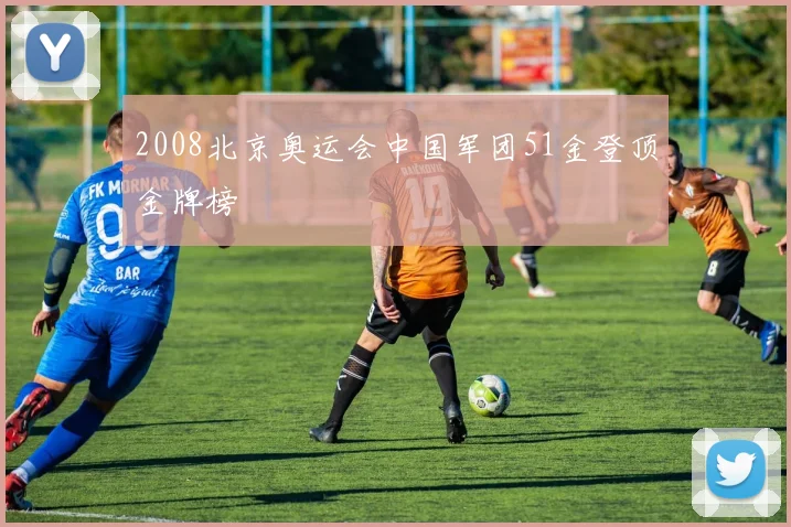 2008北京奥运会中国军团51金登顶金牌榜